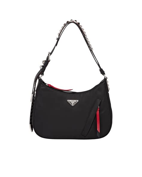 prada hobo bag nylon re edition|prada hobo bag women.